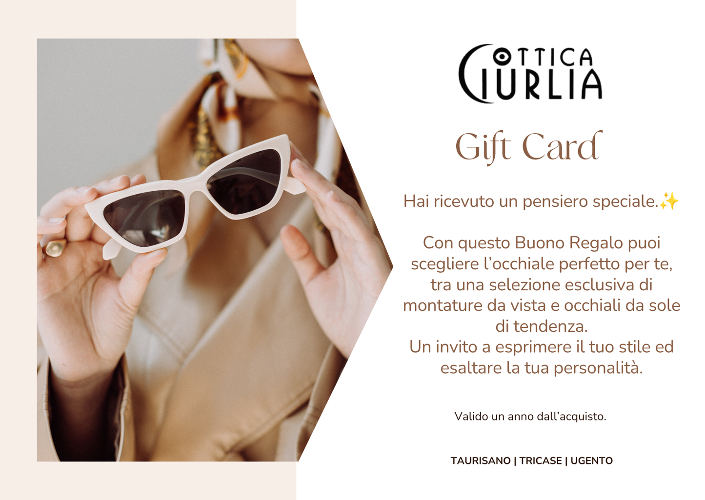 Buono regalo Ottica Ciurlia